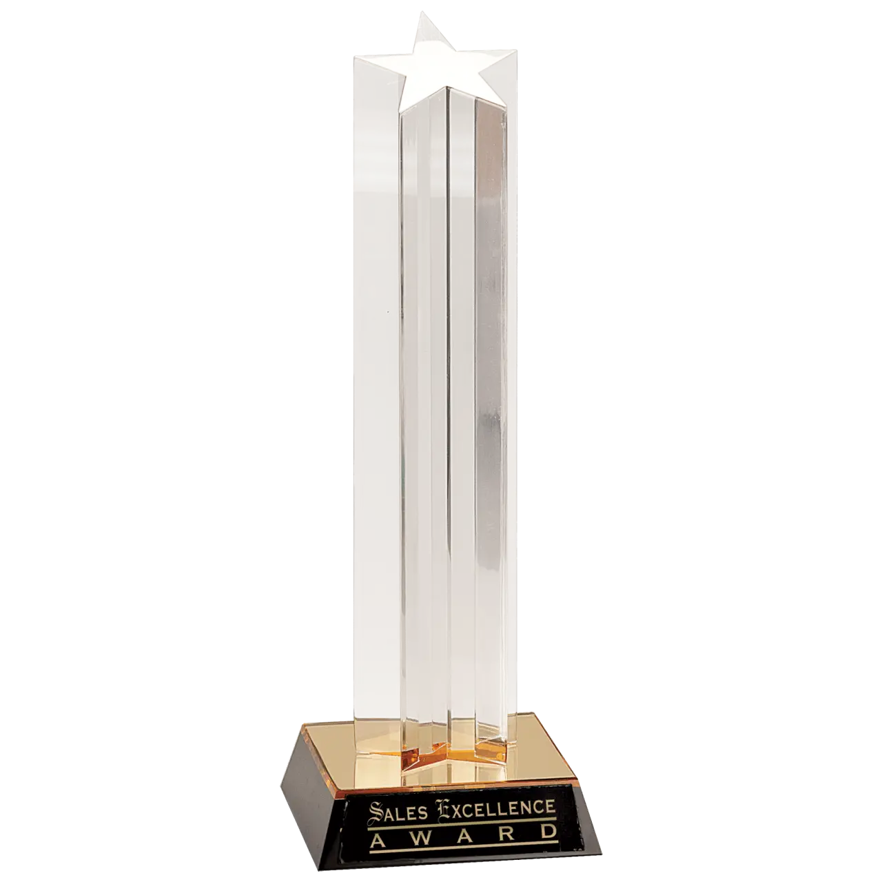 Acrylic Mirrored Star Award