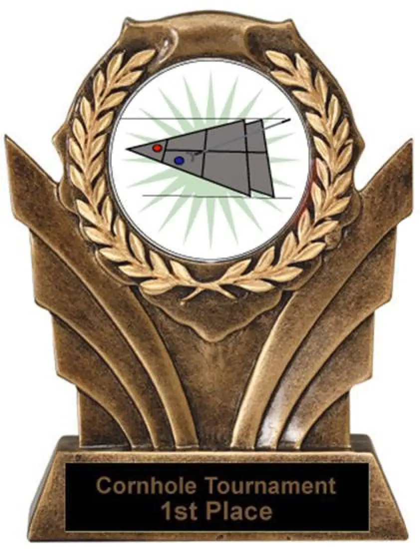 Shuffleboard Victory Resin Trophy