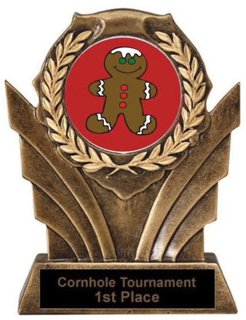 Victory Resin Gingerbread Trophies