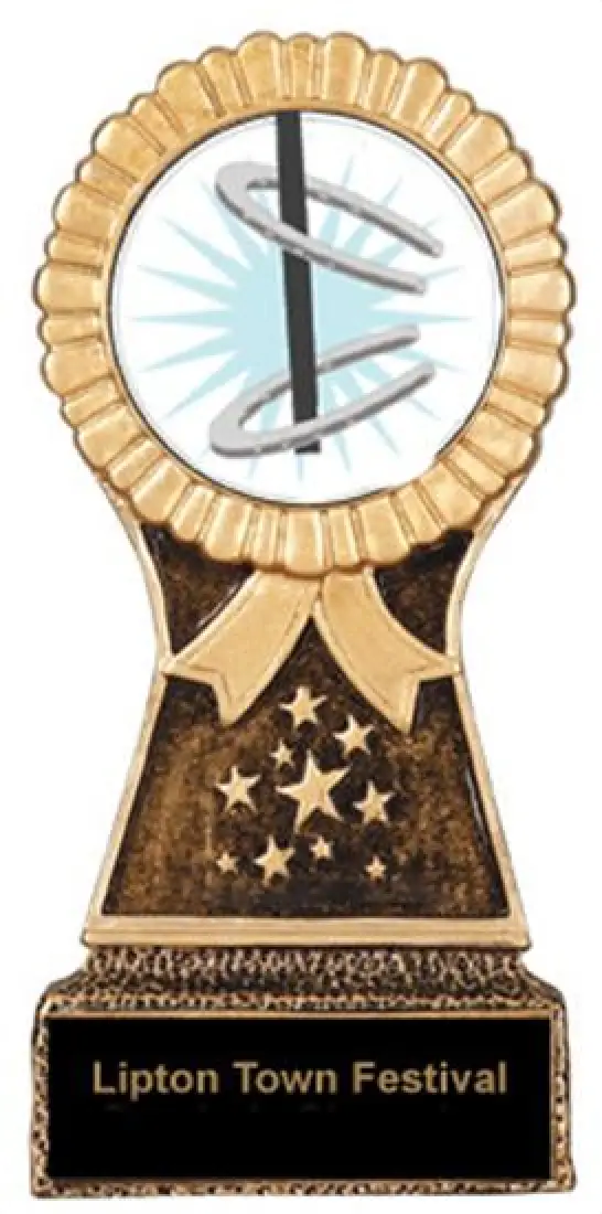 Resin Stand Horseshoe Trophies
