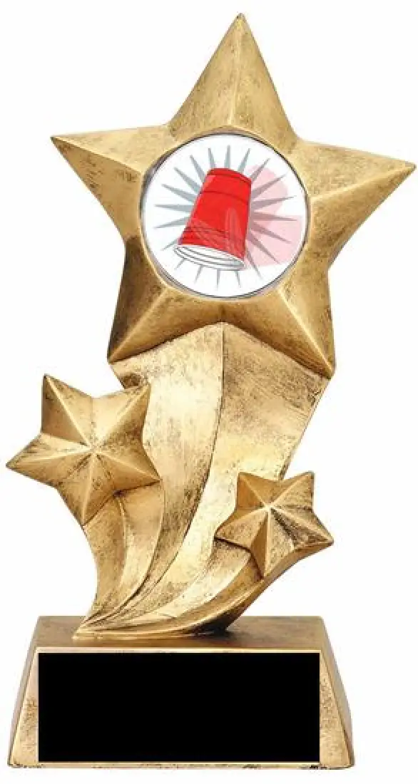 Resin Stars Flip Cup Trophy