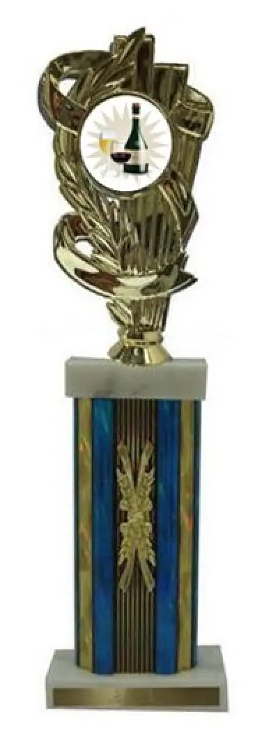 Wine Tasting Large Column Trophy