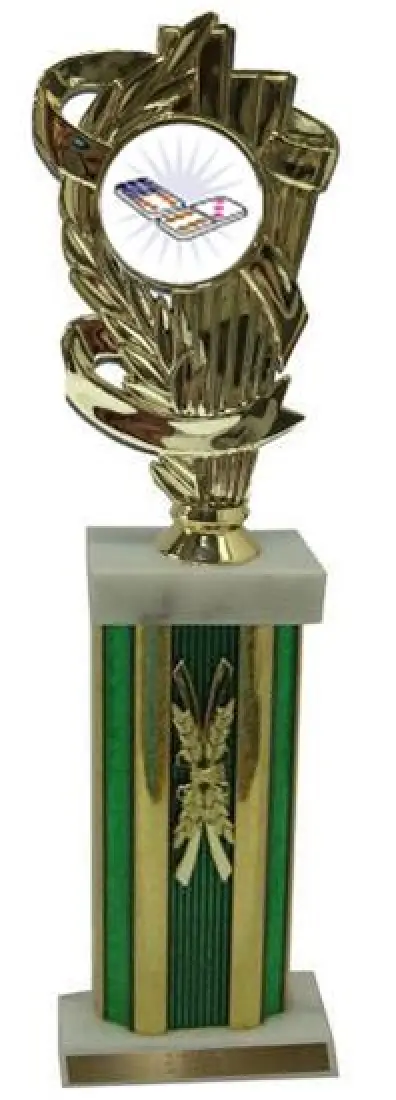 Large Column Domino Trophies
