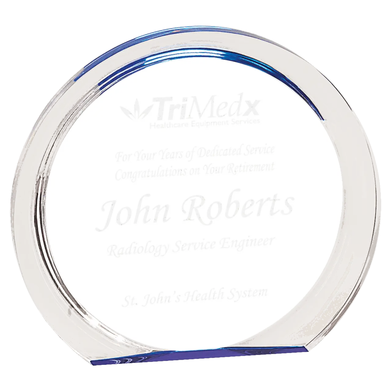 Round Halo Acrylic Award