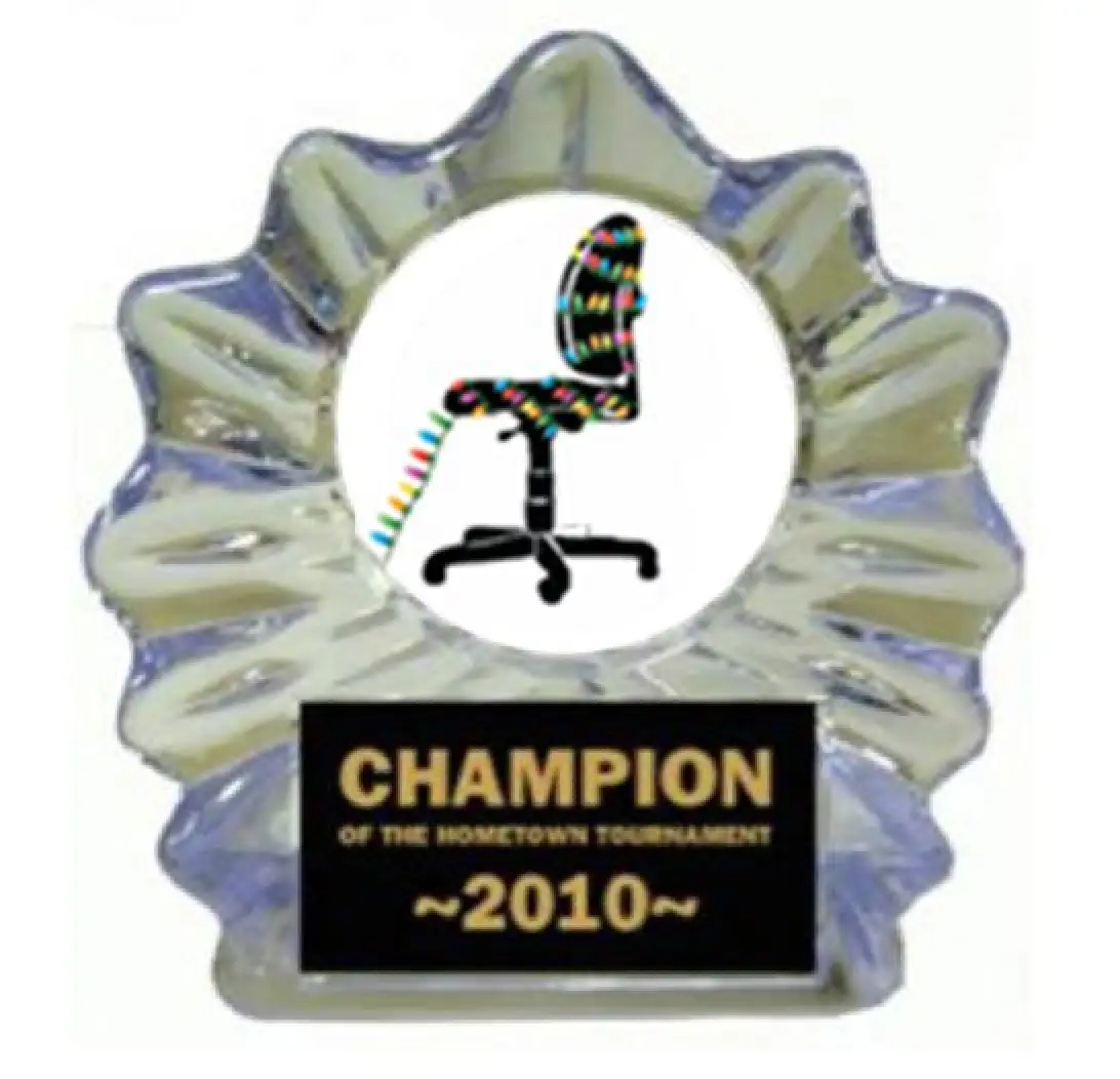 Cubicle Christmas Ice Flame Award