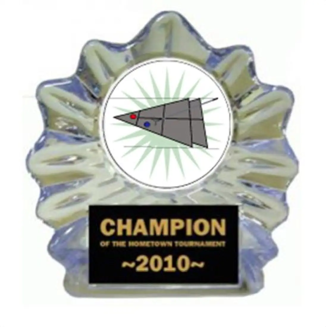 Shuffleboard Ice Flame Award