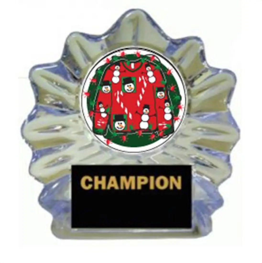 Ugly Christmas Sweater Ice Flame Award