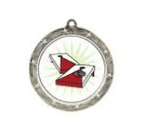 Cornhole Shooting Star Neck Medal