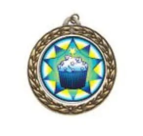 Vintage Cupcake Neck Medal