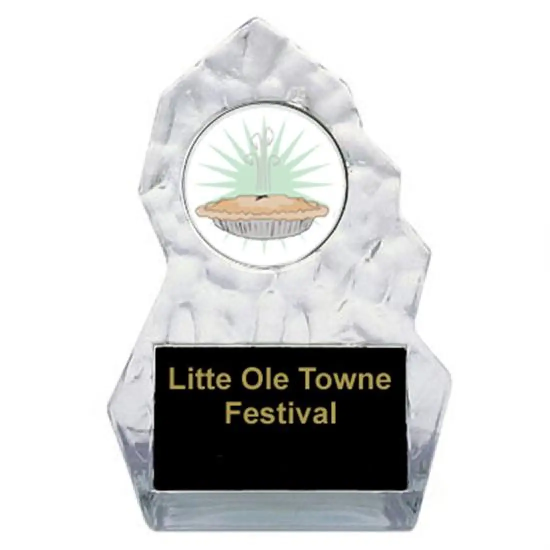 Lightning Sculpted Pie Bake Off Trophy