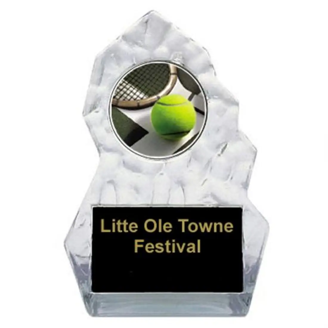 Tennis Lightning Sculpted Trophy