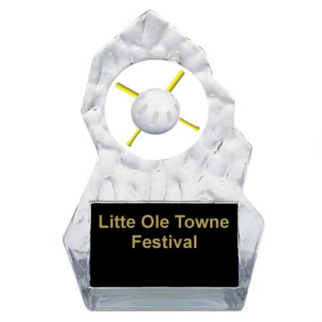 Wiffle Ball Lightning Sculpted Trophy