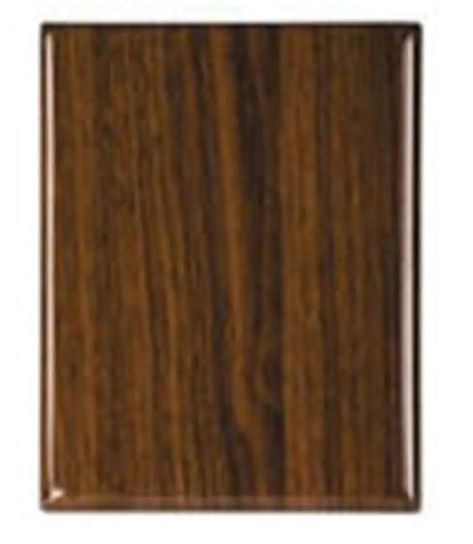 Piano Walnut Finish Plaque