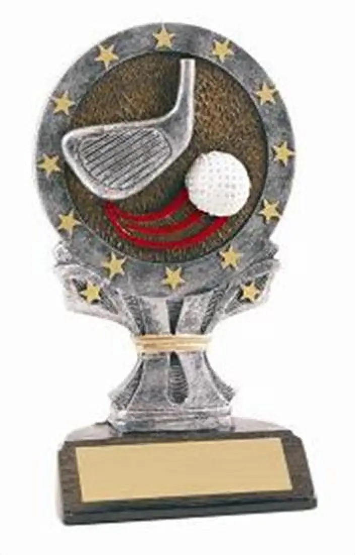 Golf 6 1/4 Tall Resin Trophy