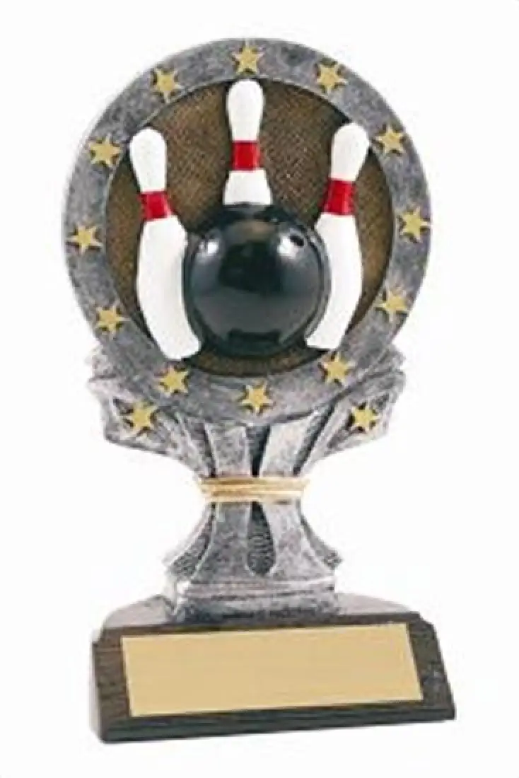 Bowling 6 1/4 Tall Resin Trophy