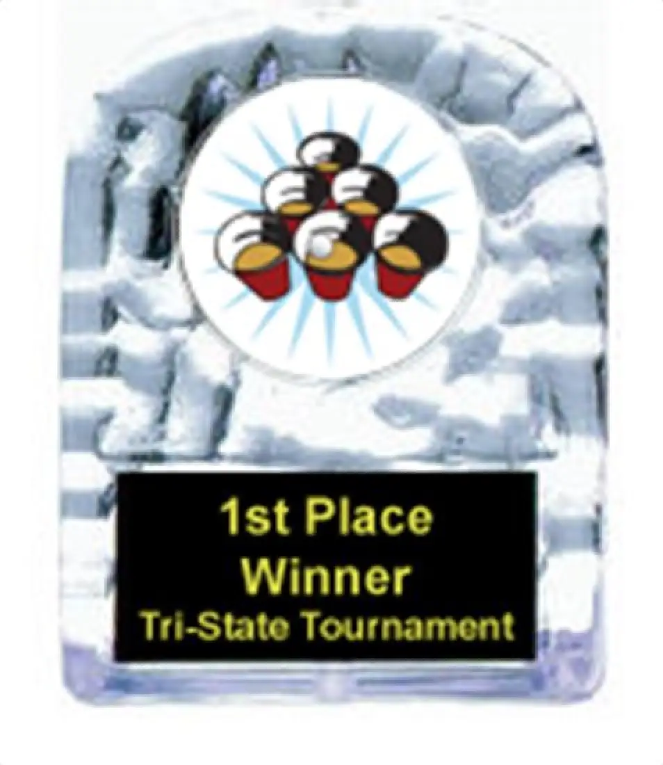 Cracked Ice Beer Pong Award