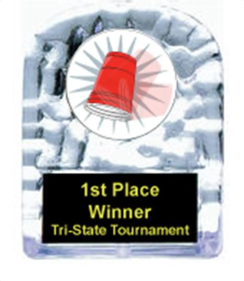 Flip Cup Cracked Ice Award