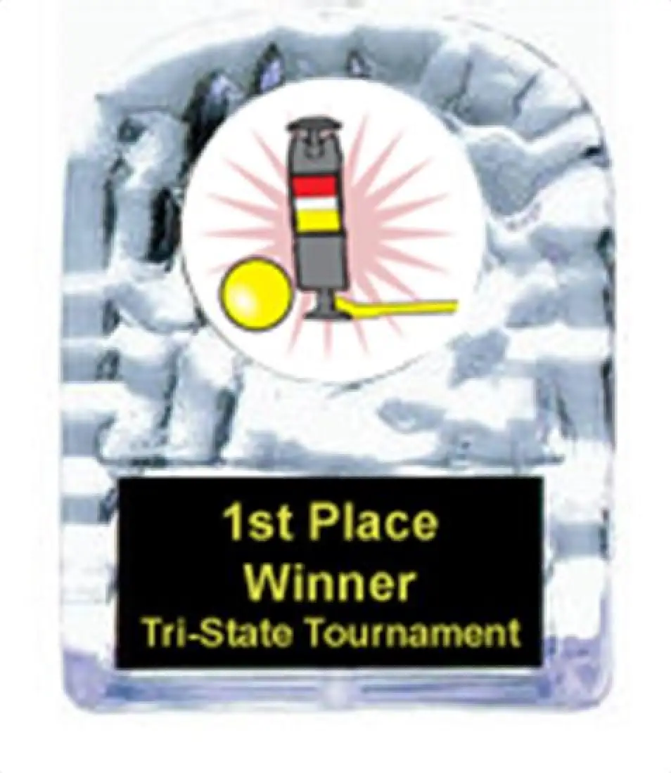 Cracked Ice Ring A Pin Award