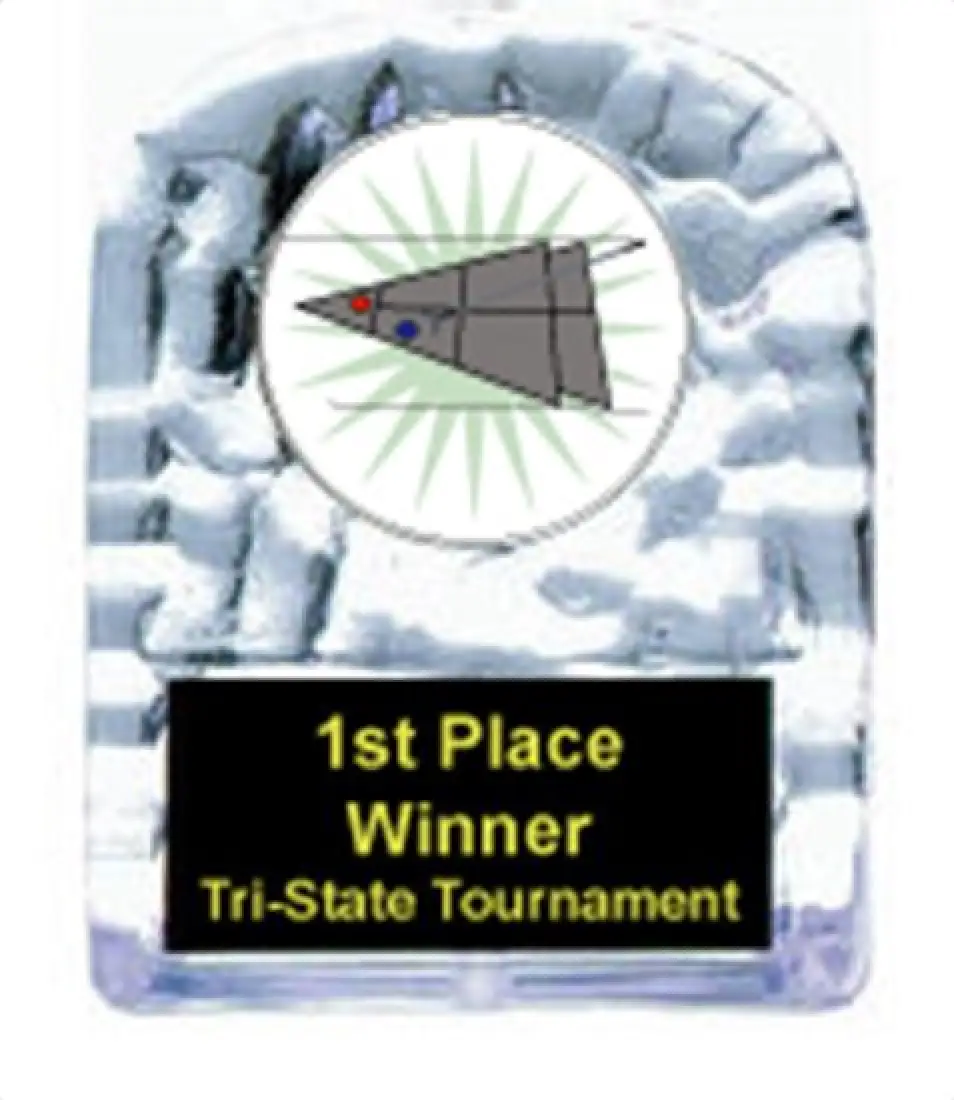 Shuffleboard Cracked Ice Award