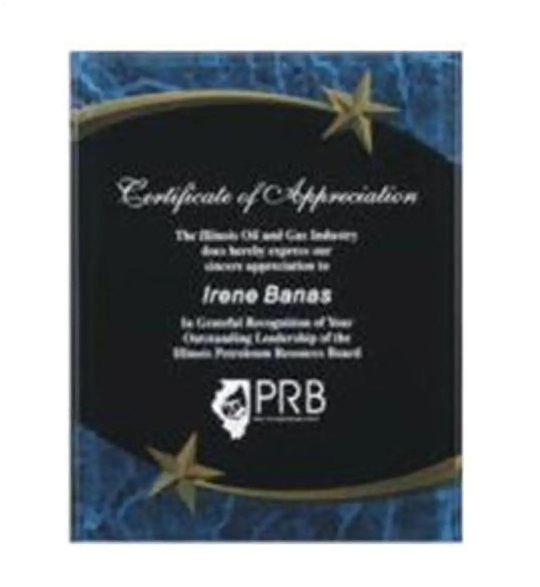 Acrylic Shooting Star Plaque