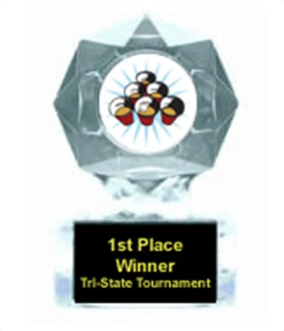 Beer Pong Clear Star Award