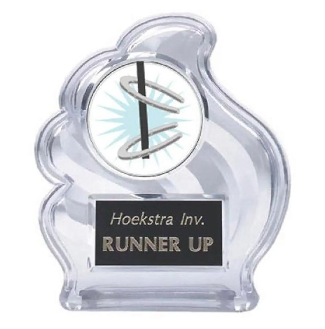 Sculpted Wave Horseshoe Trophy