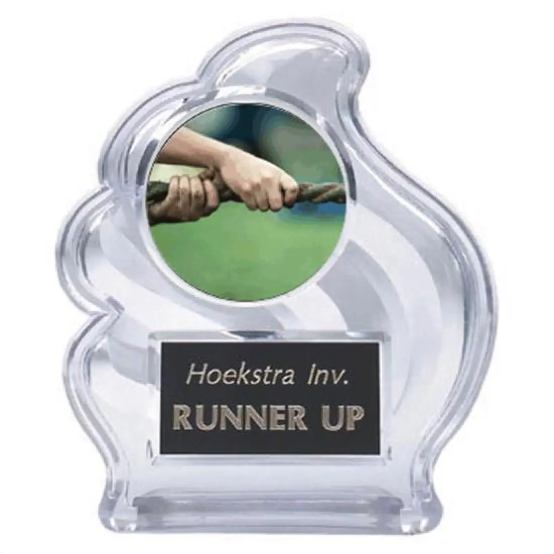 Tug of War Sculpted Wave Trophy