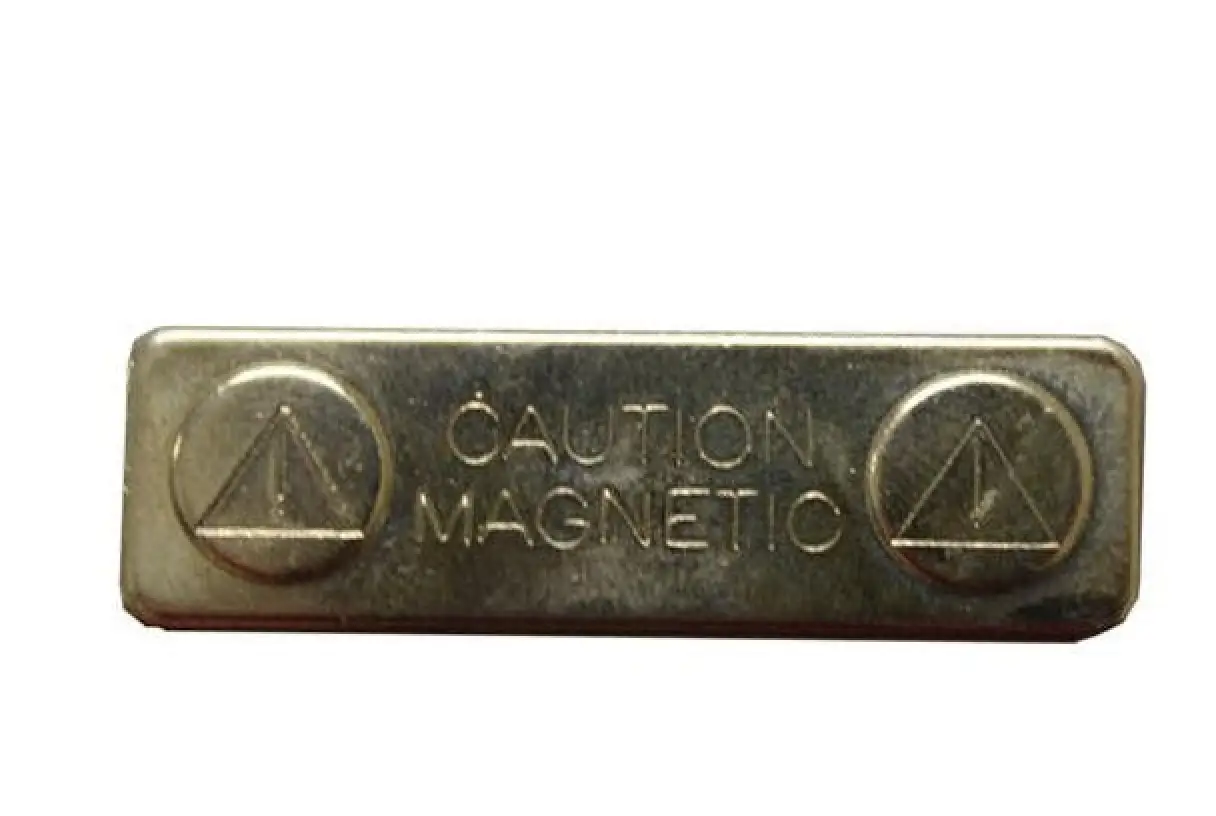 Name Tag Magnet Back