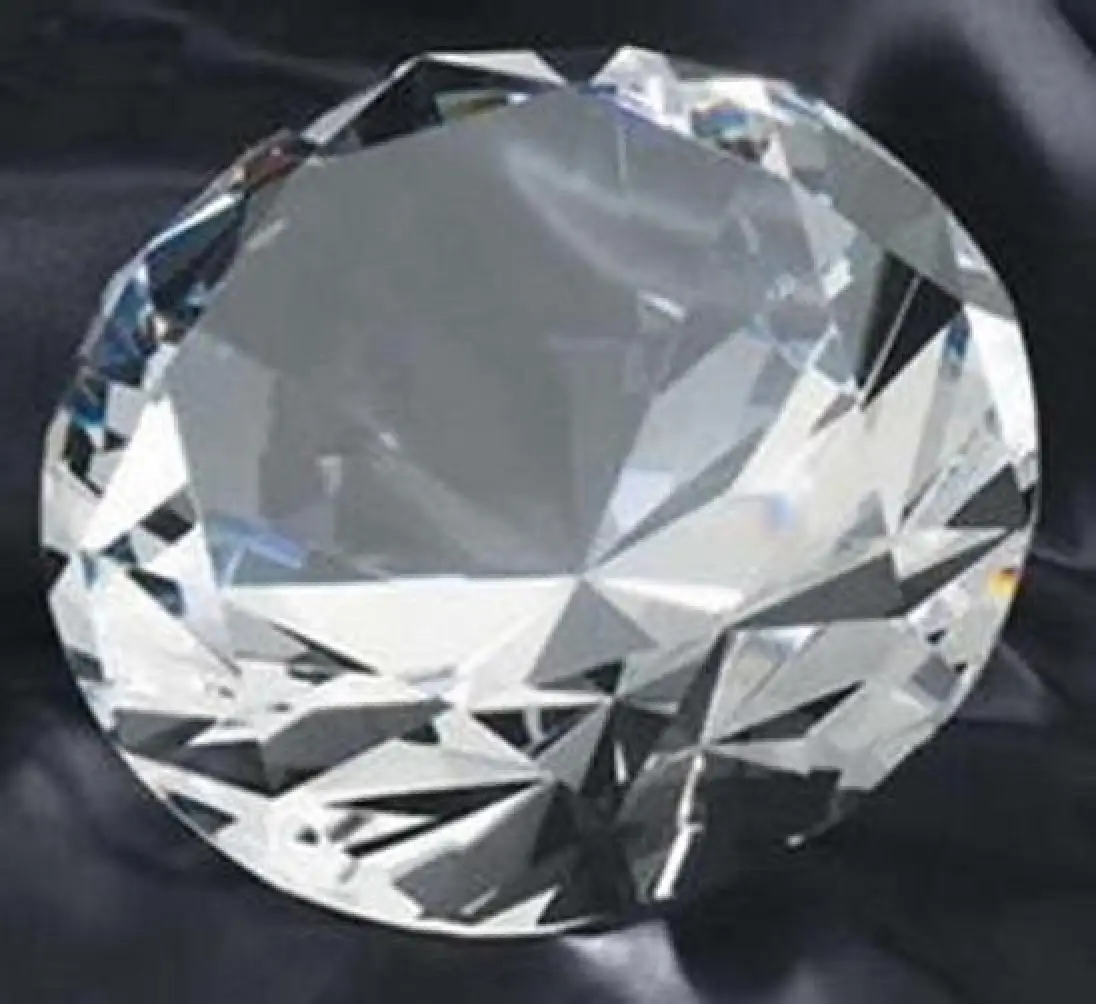 Crystal Diamond Paperweight