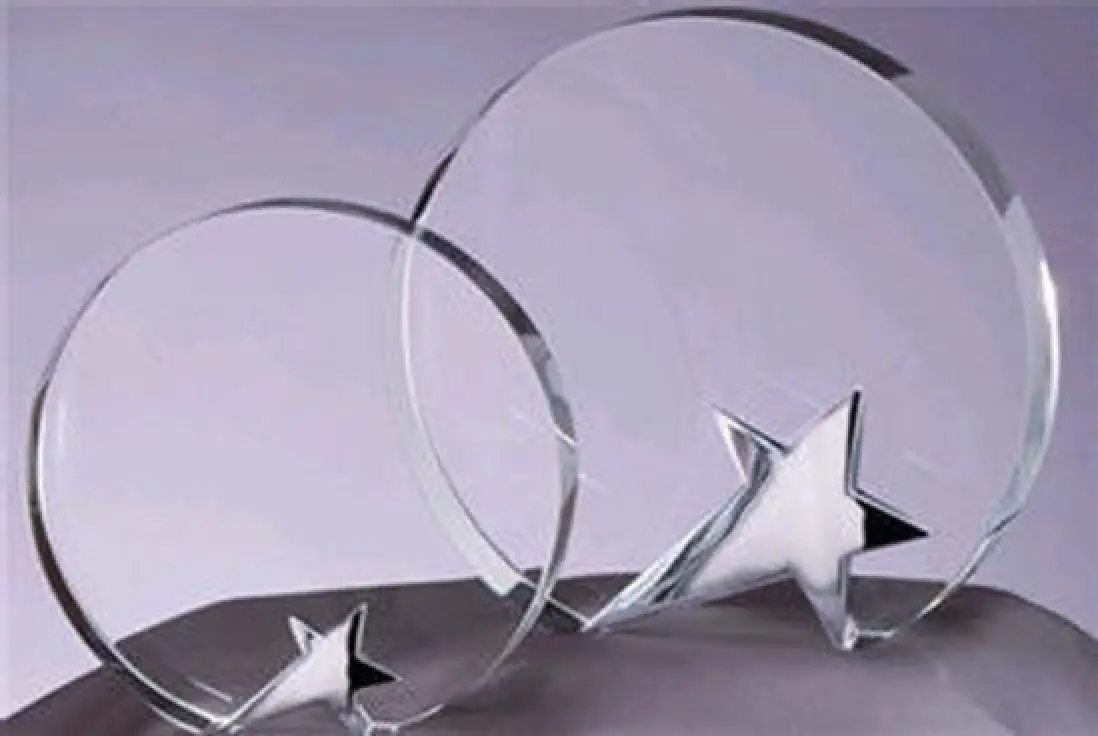 Circle Star Crystal Award