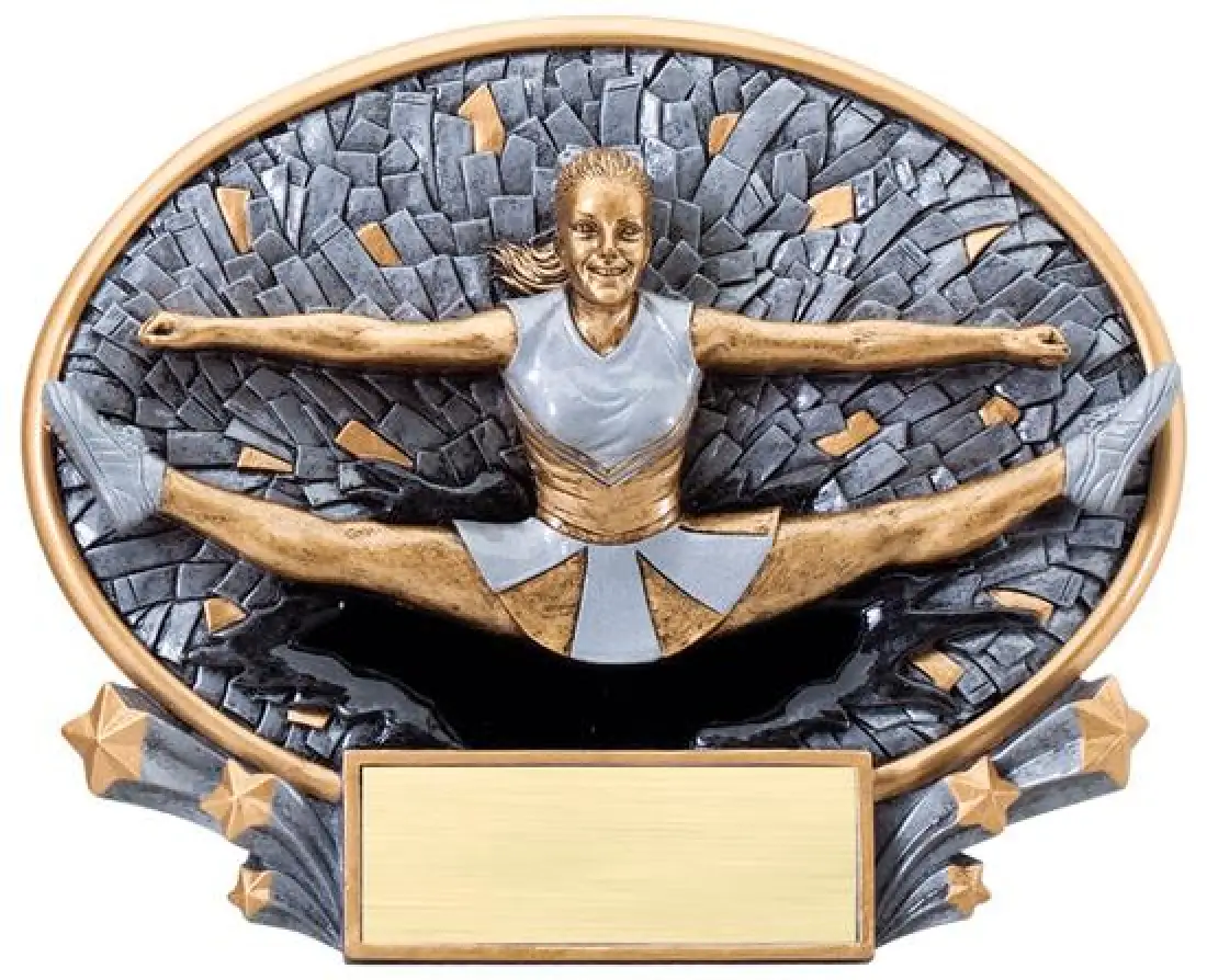 Cheerleading Explosion Oval Trophy