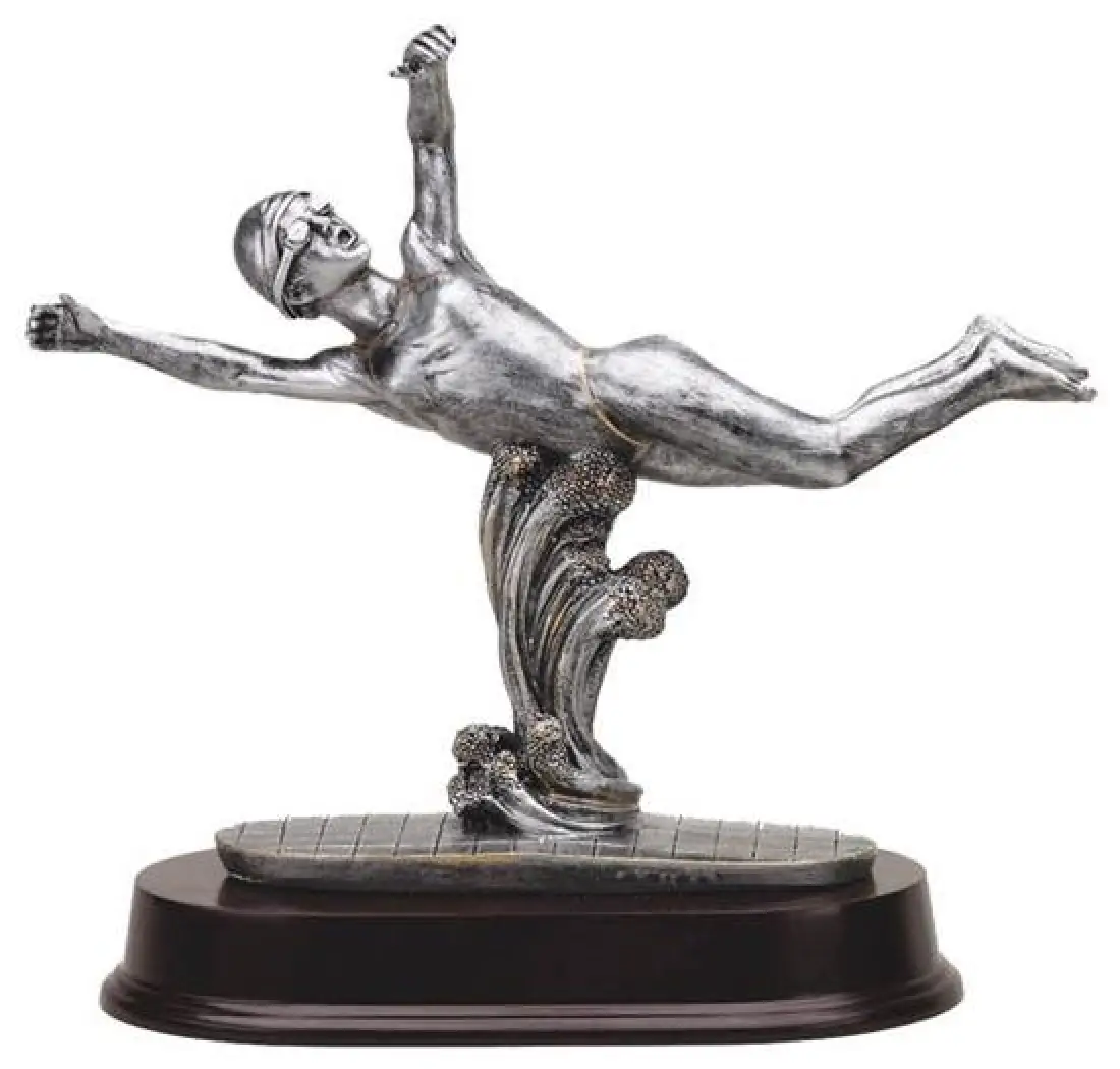 Female Swimming Resin Trophy