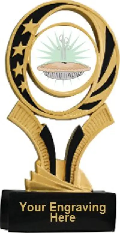 Pie Cook Off Midnite Star Resin Trophy