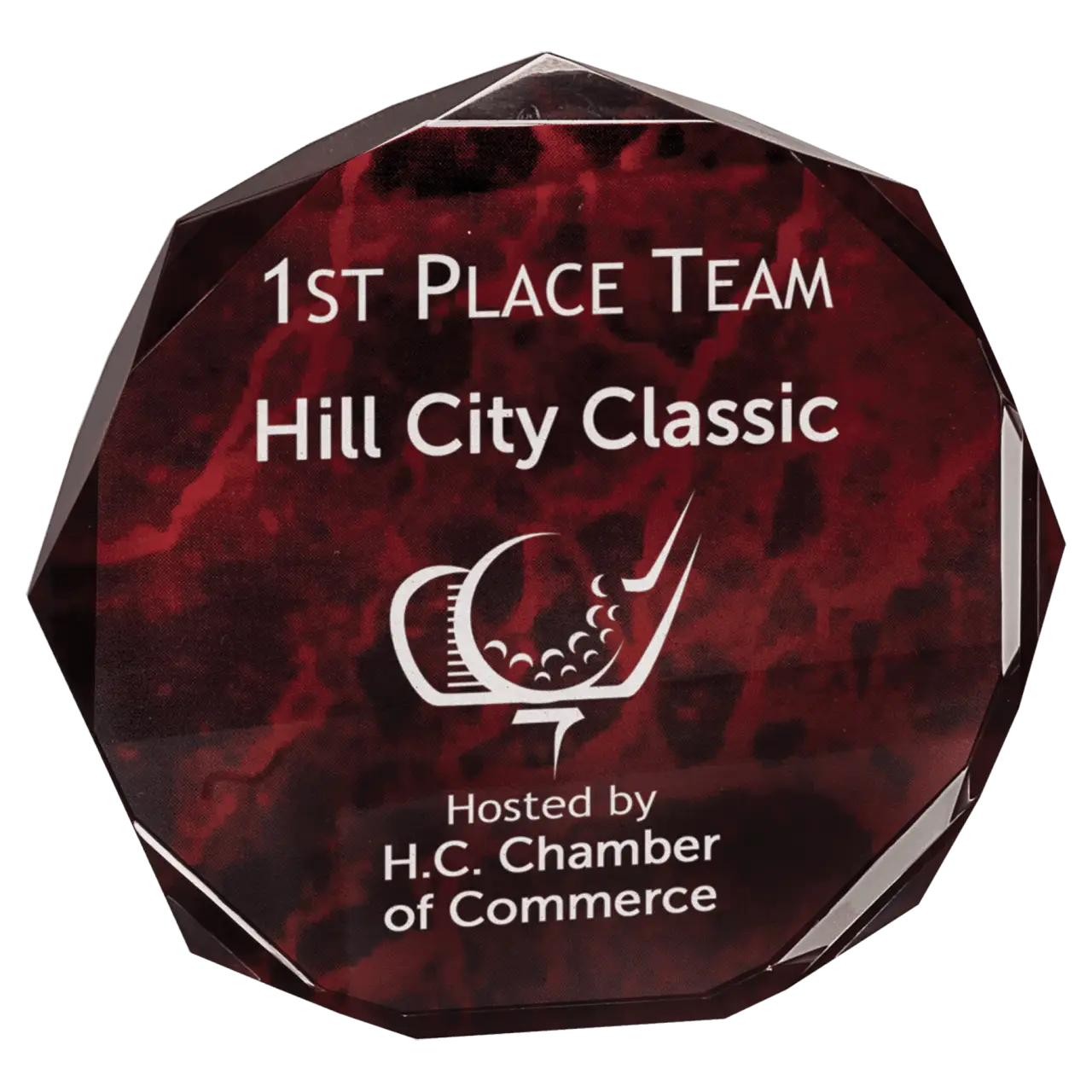 Acrylic Octagon Award