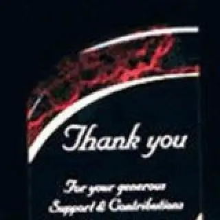 Free Standing Red Acrylic Award