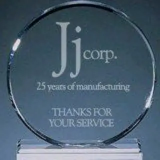 Clear Acrylic Circle Award