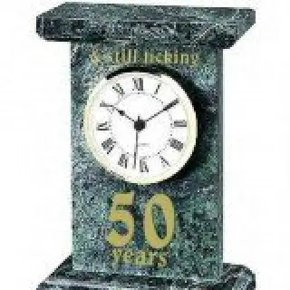 Green Marble Clock