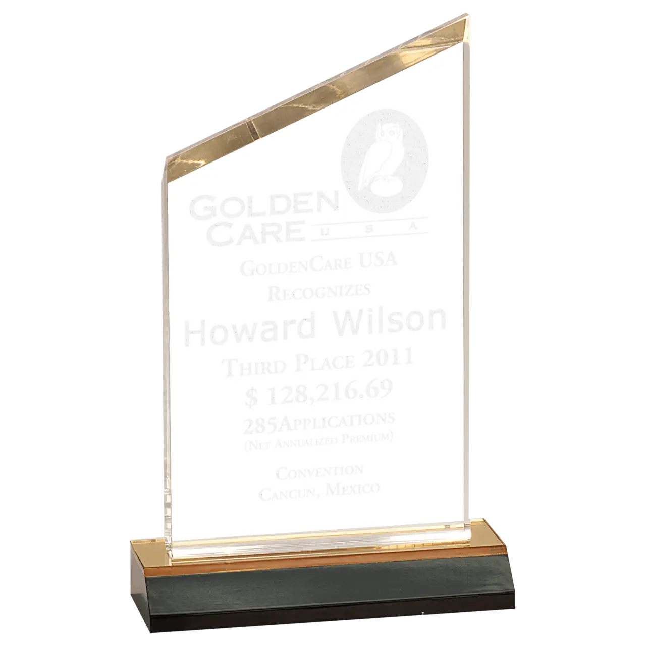 Reflection Acrylic Peak Award