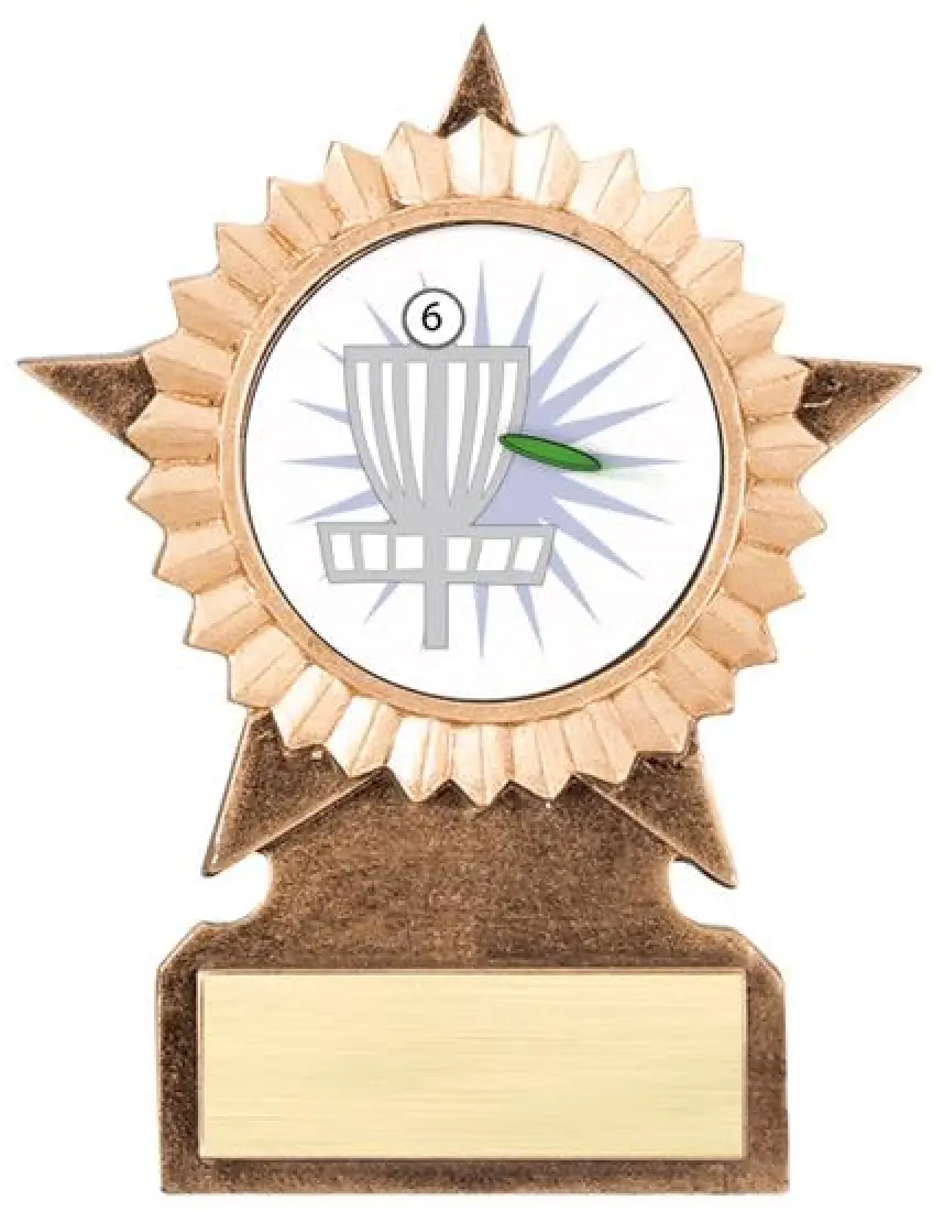 Frisbee Golf Star Stand Trophy