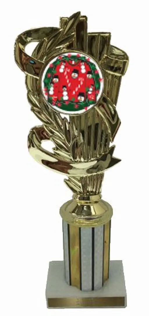 Ugly Christmas Sweater Column Trophy