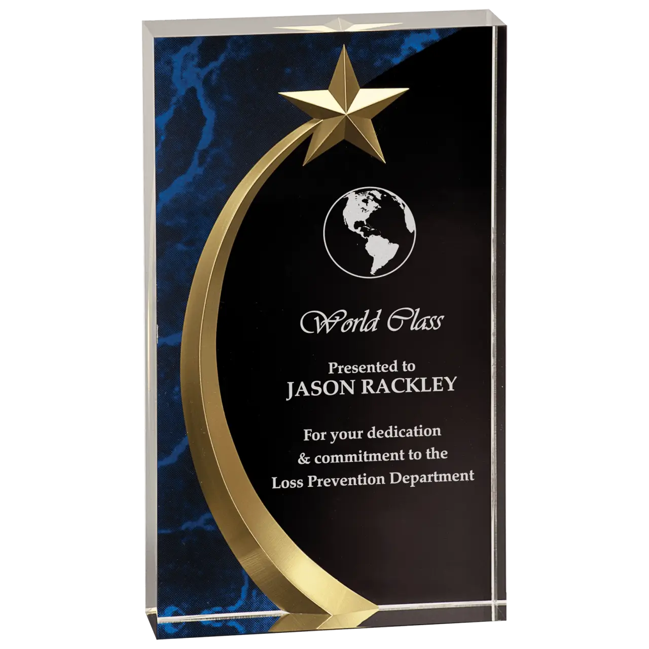 Shooting Star Acrylic Award