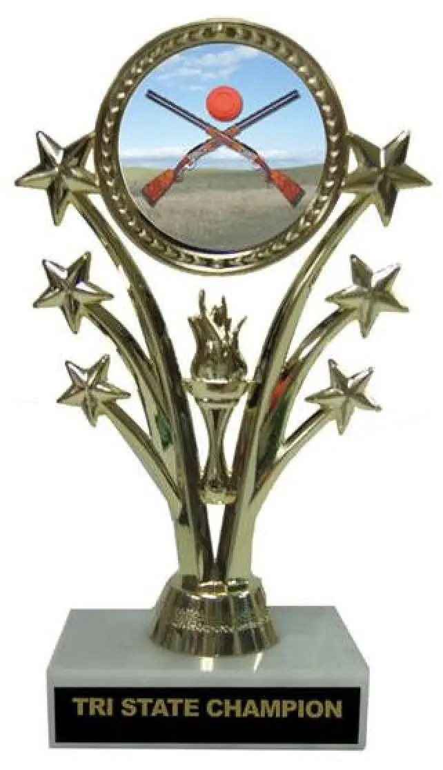 Sporting Clays Star Marble Base Trophy