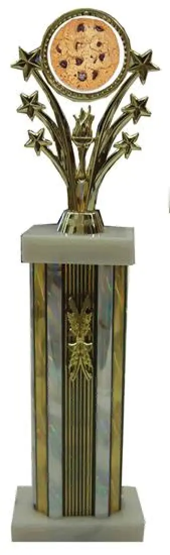 Cookie Bake Off Star Column Trophy