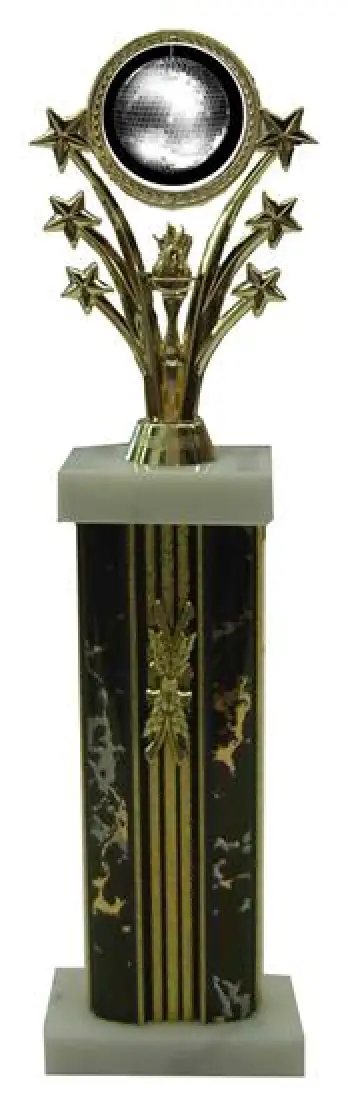 Large Star Column Disco Trophies