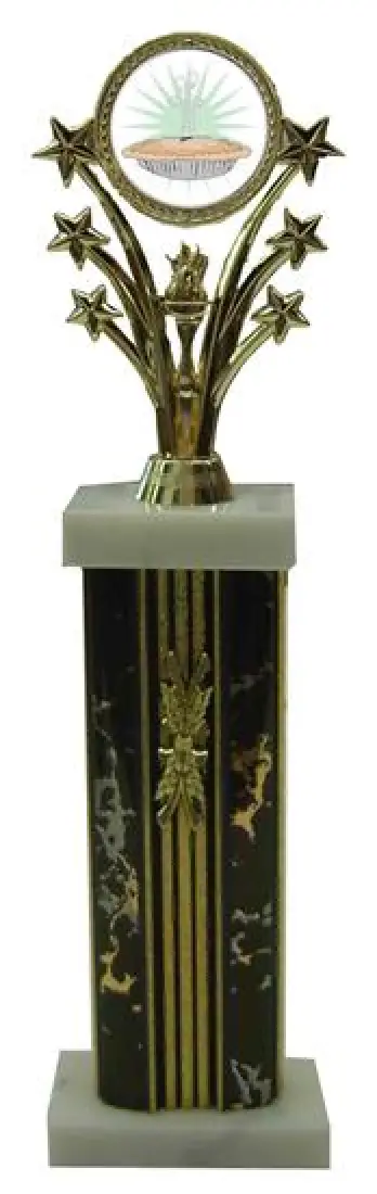 Star Column Pie Cook Off Trophies