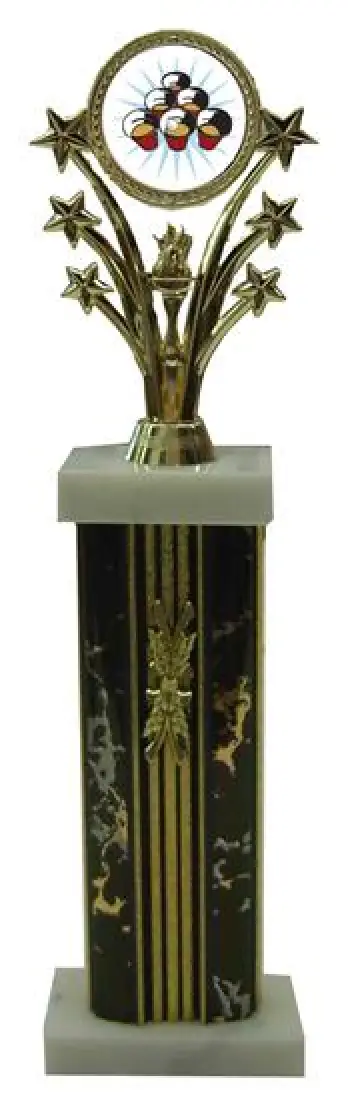 Large Star Column Beer Pong Trophies