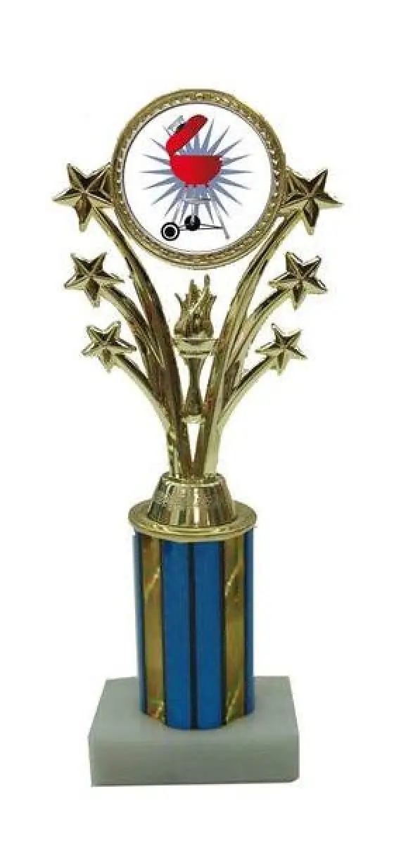 Barbecue Star Column Trophy
