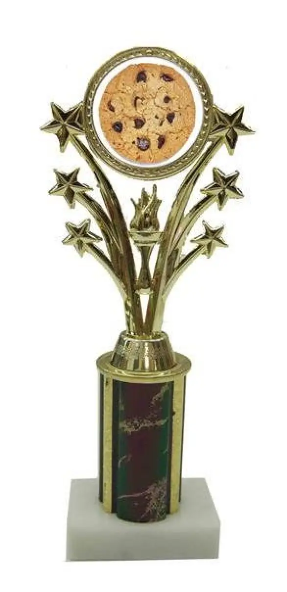 Cookie Bake Off Stars Column Trophy