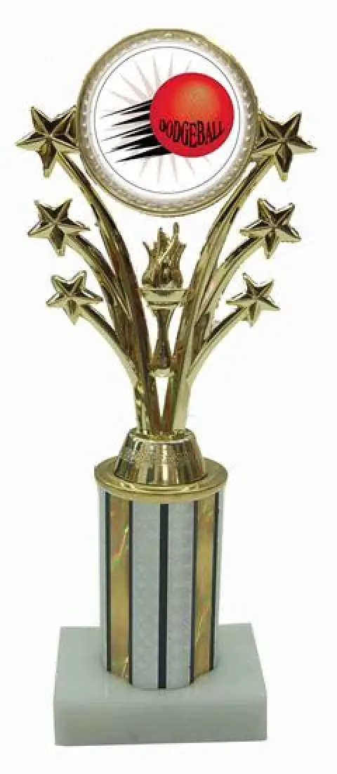 Dodgeball Star Column Trophy