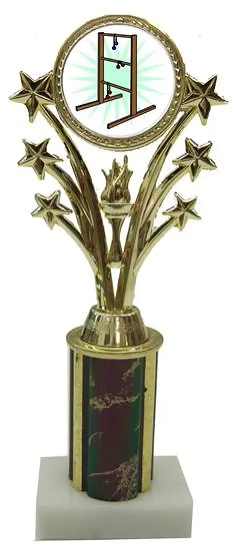 Star Ladder Golf Column Trophy